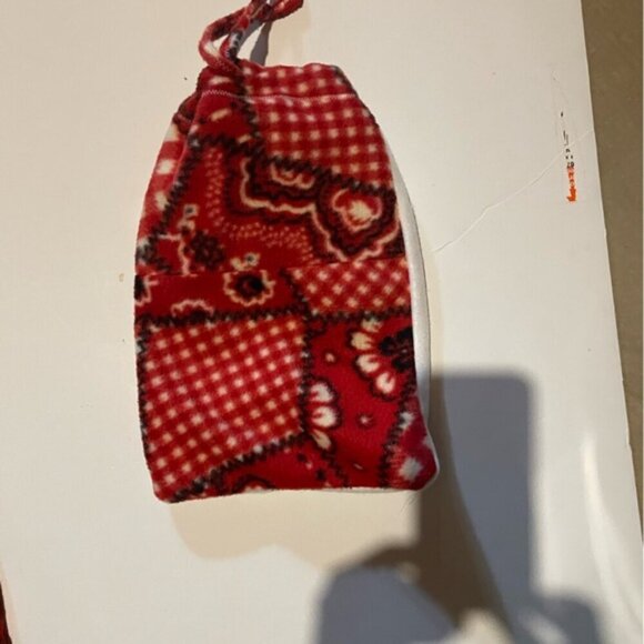 Red Bandana Print Joggers with Drawstring Waist 3T girls - Picture 3 of 3